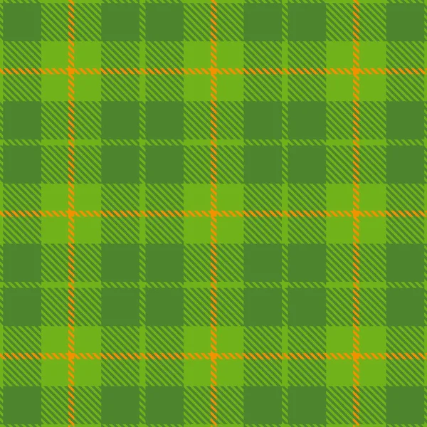 Tartan Senza Soluzione Continuità Pattern Sfondo San Patrizio Illustrazione Vettoriale — Vettoriale Stock