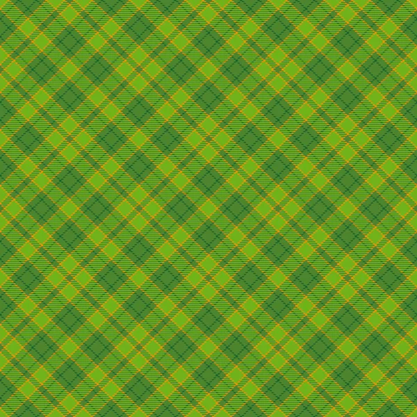 Tartan Seamless Pattern Background Patrick Day Ilustración Vectorial — Vector de stock