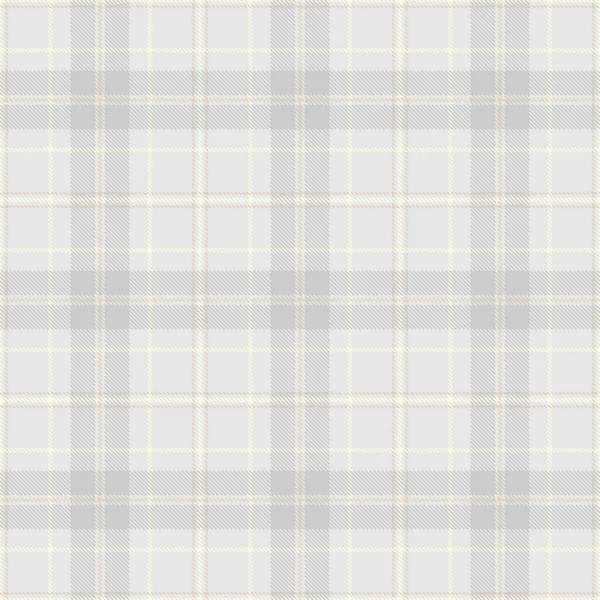 Padrão Sem Costura Tartan Fundo Cinza Pastel Bege Empoeirado Xadrez — Vetor de Stock