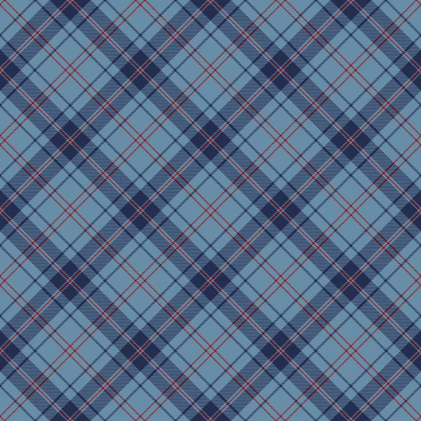 Tartan Seamless Pattern Background Blue Red Color Plaid Flannel Shirt — стоковий вектор