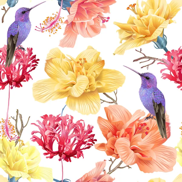 Tropic floral pattern