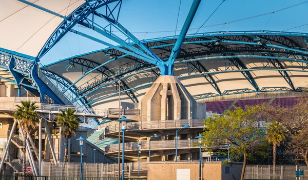 Faro Portugalsko Května 2018 Architektonický Detail Fotbalového Stadionu Algarve Jižním — Stock fotografie