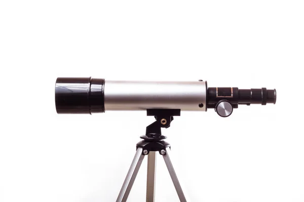 Telescope White Background Studio France — Stock Photo, Image