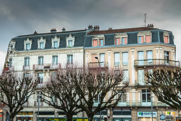 Belfort Francja Grudnia 2017 Typowy Detal Architektury Budynków Centrum Miasta — Zdjęcie stockowe