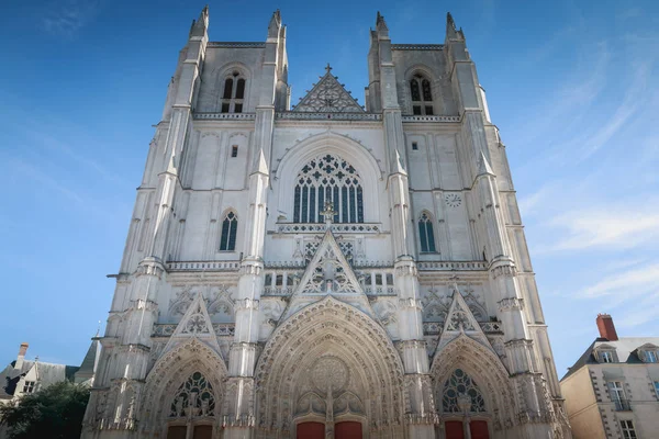 Detalle Arquitectónico Catedral San Pedro Nantes Francia — Foto de Stock