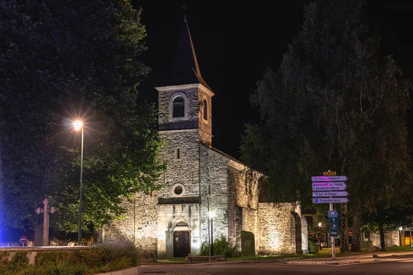 Saint Lary Soulan France Août 2018 Détail Architectural Chapelle Sainte — Photo