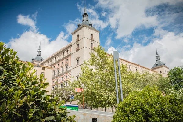 Toledo Spanien April 2018 Detaljerad Arkitektur Alcazar Toledo Världsarv Spanien — Stockfoto