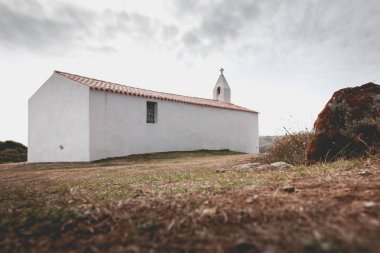 La Meule Fransa Yeu Adası üzerinde Chapel mimari detay