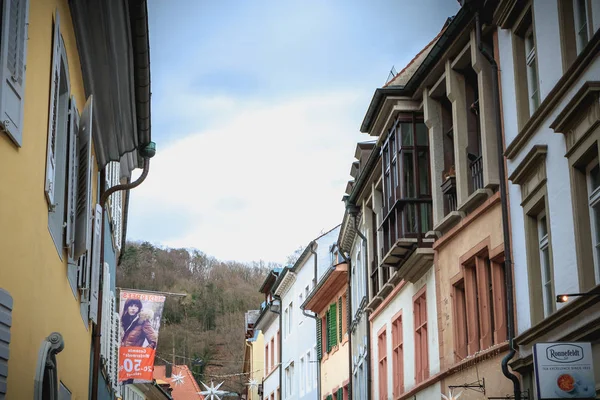 Freiburg Breisgau Németország 2017 December Tipikus Ház Építészeti Részletek Város — Stock Fotó