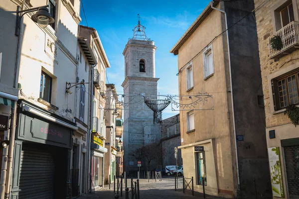 Marseillan Franciaország 2018 December Építészeti Részletek Szent János Baptista Egyház — Stock Fotó