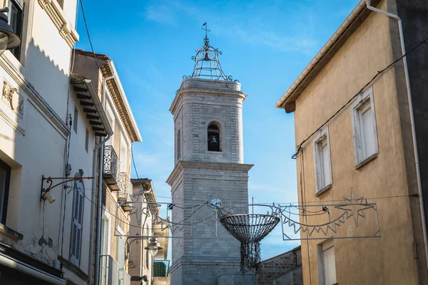 Marseillan Franciaország 2018 December Építészeti Részletek Szent János Baptista Egyház — Stock Fotó