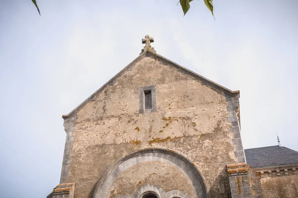 Port Joinville Francia Septiembre 2018 Detalle Arquitectónico Iglesia Saint Amand — Foto de Stock