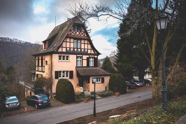 Dettaglio tipico dell'architettura della casa di Badenweiler, Germania — Foto Stock