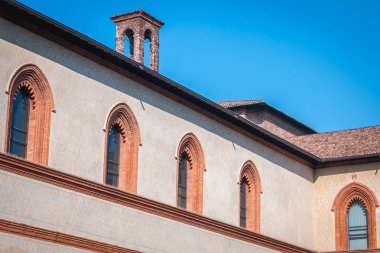 Sforza Kalesi ve cephe mimari detay