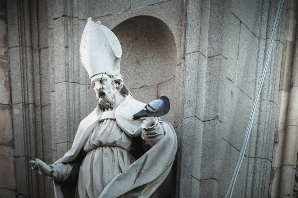 Architectural detail of the Cathedral of St. Mary of Toledo, spa — Stock Photo, Image