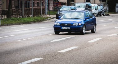 Bir Freiburg im Breisgau, ORME Bulvarı'nda seyahat Araçlar
