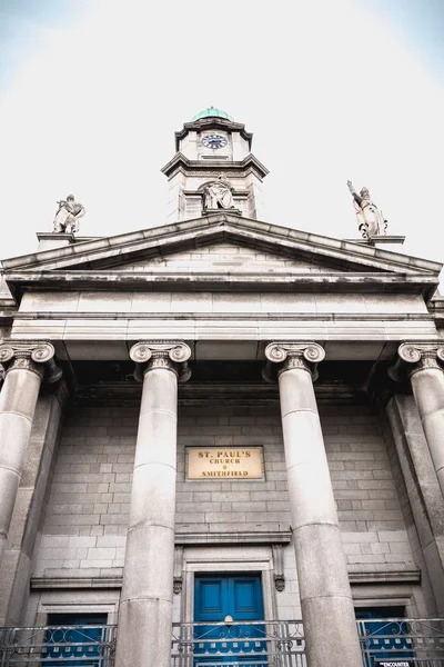 Dublin, İrlanda'da Saint Paul kilise mimarisi detay — Stok fotoğraf
