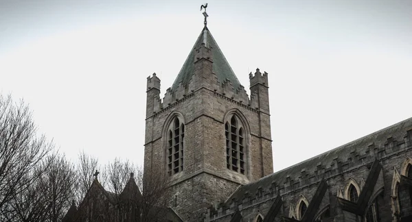 Architektonisches Detail der Christuskirche Kathedrale von Dublin, irel — Stockfoto