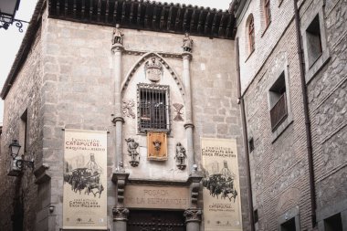 Posada de la Hermandad mimari detay, bir bina i