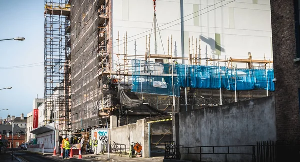 Projecto de renovação de um edifício em Dublin, Irlanda — Fotografia de Stock