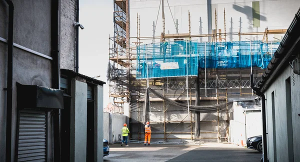 Projecto de renovação de um edifício em Dublin, Irlanda — Fotografia de Stock