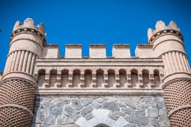 İspanya'da Alcazar de Toledo detaylı mimarisi