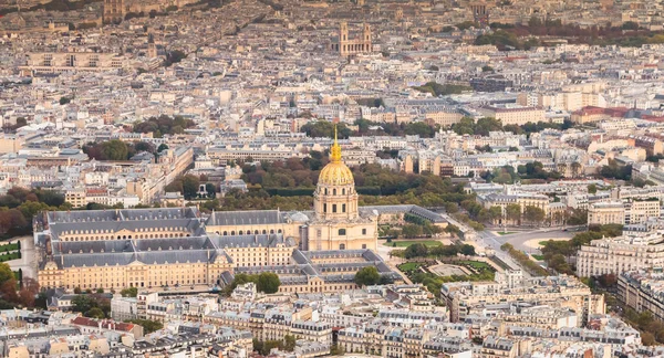 Hotel des Invalides Eiffel Tower havadan görünümü