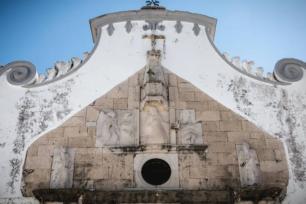 Detalle arquitectónico de la Iglesia de Nuestra Señora de la Gracia en Monca — Foto de Stock