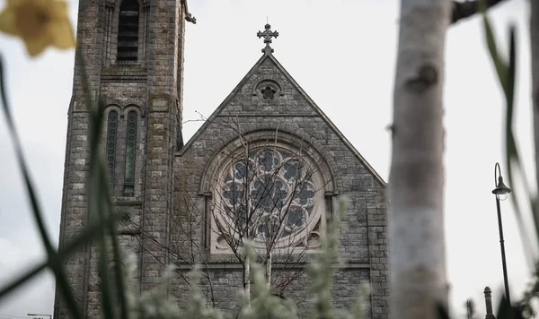 Detailarchitektur der Himmelfahrtskirche in howth, irland — Stockfoto