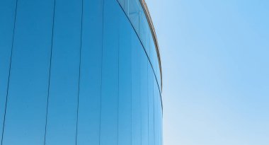 Montaigu'daki modern Thalie Tiyatrosu'nun mimari detayı, 