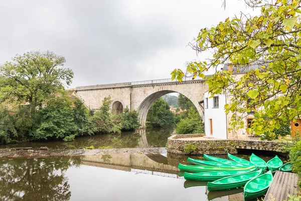 Rocheserviere Pays Loire Franciaország 2020 Szeptember Kis Bérelt Hajó Boulogne — Stock Fotó