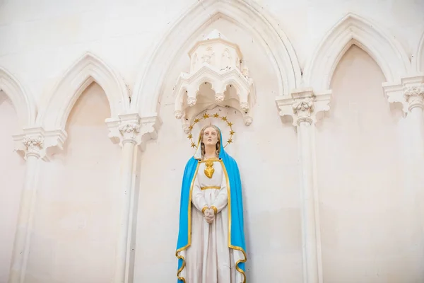 Lege Loire Atlantique France September 2020 Architectural Detail Interior Notre — Stock Photo, Image