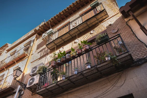 Толедо Испания Апреля 2018 Года Архитектура Типичного Жилого Дома Историческом — стоковое фото