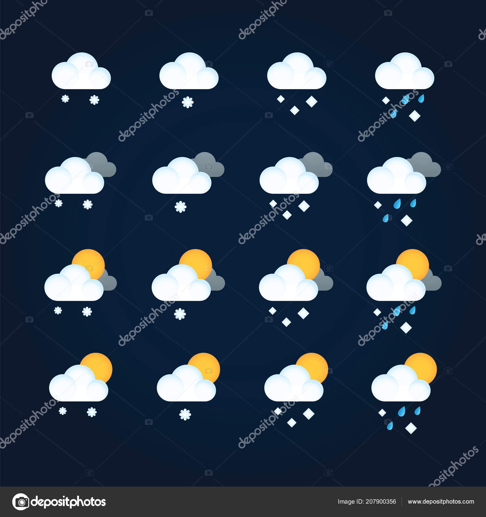 Weather Icons Sun And Clouds In Summer Sky Rain With Snow In Winter Sky Flat Vector Icon Weather And Meteorology For Mobile And Web Application Stock Vector C Cobectbhax Gmail Com Weather Icons Sun And Clouds In Summer Sky Rain With Snow In Winter Sky Flat Vector Icon Weather And Meteorology For Mobile And Web Application Stock Vector C Cobectbhax Gmail Com