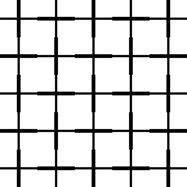 Rutigt mönster. Geometrisk bakgrund från vit kvadrat. Rutig bakgrund i abstrakt stil. Svart och vit färg — Stock vektor