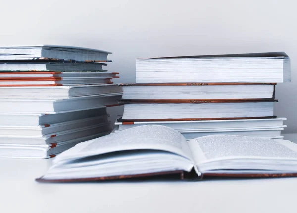 Books on a pile of old books.