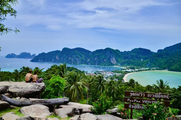 Ponto Vista Phi Phi Island Província Krabi Tailândia — Fotografia de Stock