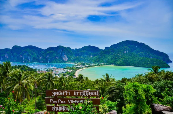 Phi Phi Island Point Vue Province Krabi Thaïlande — Photo