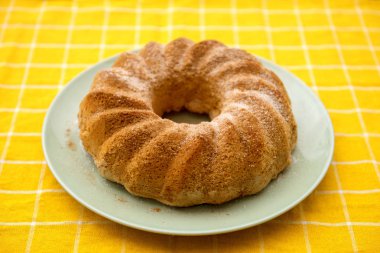 Lezzetli bir ev yapımı pasta. Lezzetli ev yapımı pasta.