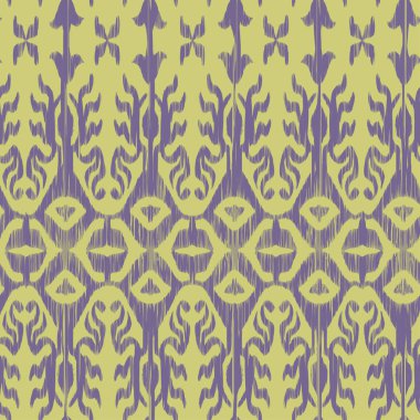 Vektör sorunsuz ikat patternlilac