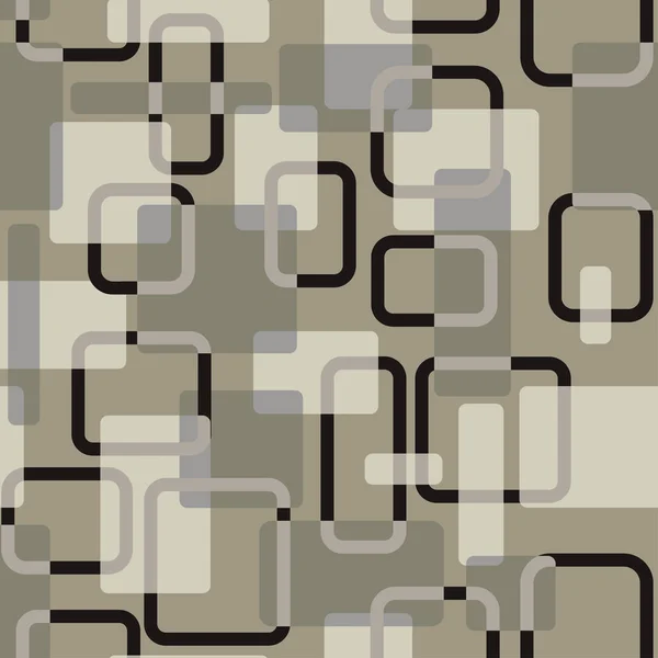 Διάνυσμα αφηρημένη πλατείες απρόσκοπτη vitage γκρι-χρωματιστό μοτίβο — Διανυσματικό Αρχείο