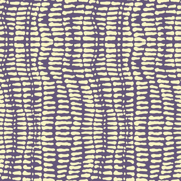 Taches et traits vectoriels sans couture contrastent avec les couleurs lilas et jaunes — Image vectorielle