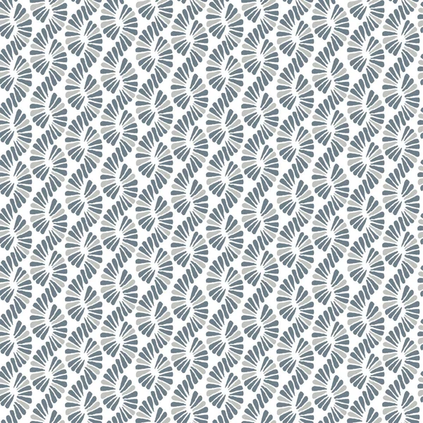 Abstracto inconsútil vector naturaleza cinta pigtail gris patrón retro — Archivo Imágenes Vectoriales