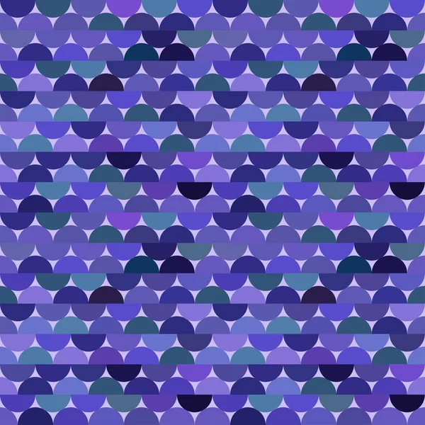 Seamless vector mitades rondas patrón de color lila — Vector de stock
