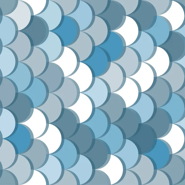 Papier skaliert nahtlosen Vektor squama blaues Muster — Stockvektor