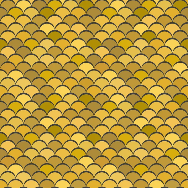 Échelles de papier motif métallique squama vectoriel sans couture or — Image vectorielle