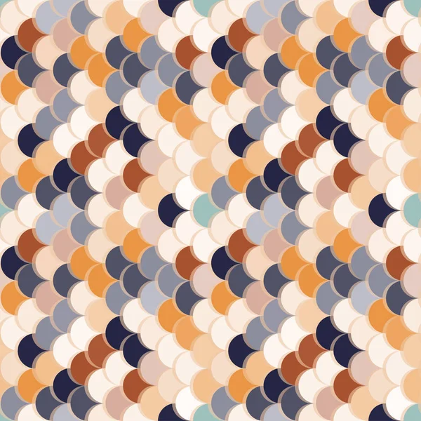 Papier échelles sans couture vectoriel squama autocollants motif rétro — Image vectorielle