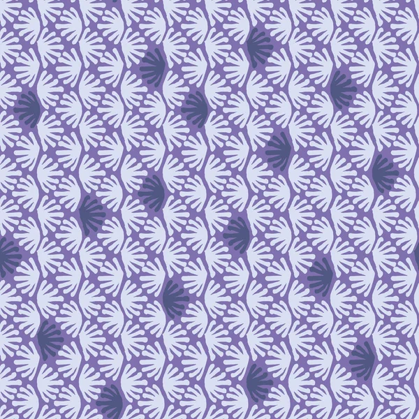 Vektor mulus ubin bunga lilac dan pola biru - Stok Vektor