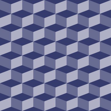 Soyut blok görsel yanılsama seamless modeli