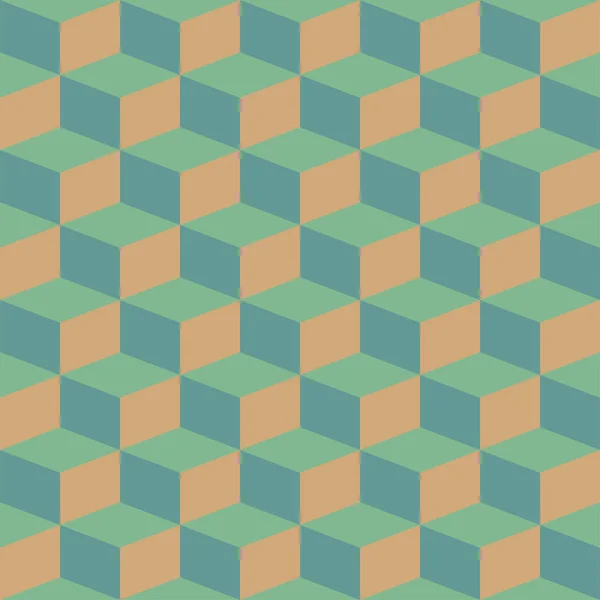 Abstrait bloque l'illusion visuelle motif rétro contrasté sans couture — Image vectorielle